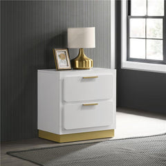 Caraway 2-drawer Nightstand White - 224772