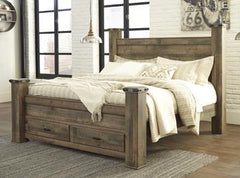 Trinell Queen/King Poster Headboard Posts - B446-61