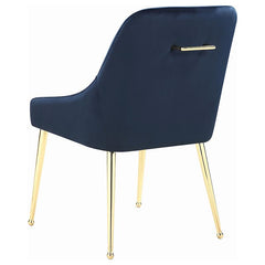 Mayette Parsons Wingback Dining Side Chairs Dark Ink Blue (Set of 2) - 192492
