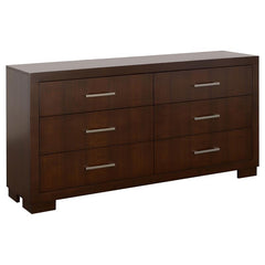 Jessica 4-piece California King Bedroom Set Cappuccino - 200719KW-S4