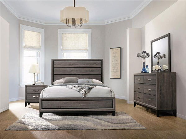 Watson 4-piece Queen Bedroom Set Grey Oak - 212421Q-S4
