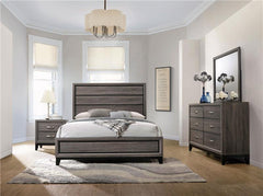 Watson 4-piece California King Bedroom Set Grey Oak - 212421KW-S4