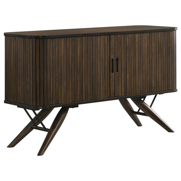 Wes 2-door Rectangular Server Dark Walnut - 115275