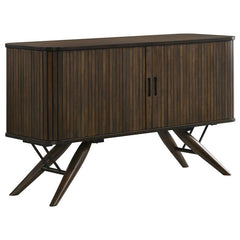 Wes 2-door Rectangular Server Dark Walnut - 115275