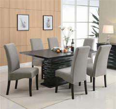 Stanton Rectangular Dining Set Black and Grey - 102061-S5