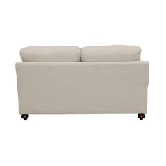 Glenn Upholstered English Arm Loveseat Light Grey and Blue - 511092