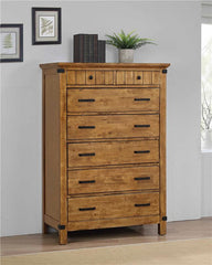 Brenner 7-drawer Chest Rustic Honey - 205265