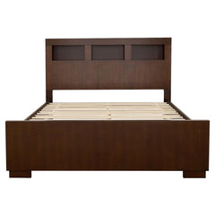 Jessica 5-piece California King Bedroom Set Cappuccino - 200719KW-S5