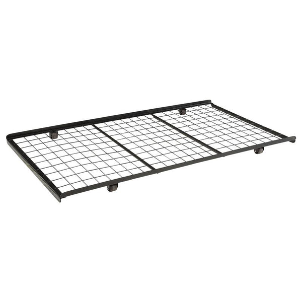 Eden Twin Trundle Bed with Rollers Black - 1139
