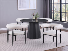 Camden Boucle Upholstered Dining Side Chair Cream (Set of 2) - 105782