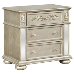 Heidi 5-piece Queen Bedroom Set Metallic Platinum - 222731Q-S5