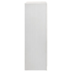 Miranda 5-drawer Chest White and Rhinestone - 205115