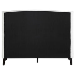 Mosby Upholstered Queen Wingback Bed Snow - 306020Q
