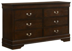 Louis Philippe 5-piece Eastern King Bedroom Set Cappuccino - 202411KE-S5