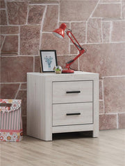 Brantford 2-drawer Nightstand Coastal White - 207052