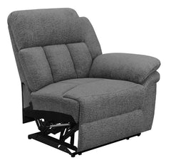 Bahrain Upholstered RAF Recliner Charcoal - 609540RR