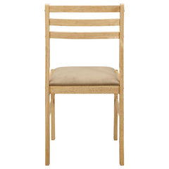 Bucknell 3-piece Dining Set with Drop Leaf Natural and Tan - 130006