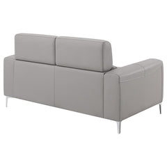 Glenmark Upholstered Track Arm Loveseat Taupe - 509732