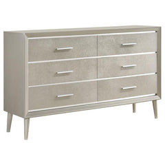 Ramon 5-piece Eastern King Bedroom Set Metallic Sterling - 222701KE-S5