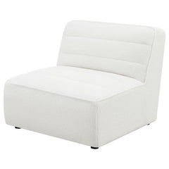 Sunny Upholstered Armless Chair Natural - 551621