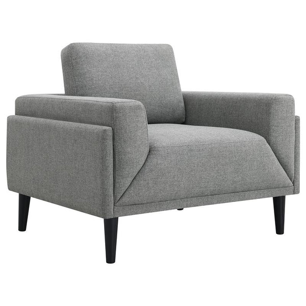 Rilynn Upholstered Track Arm Accent Chair Grey - 509526