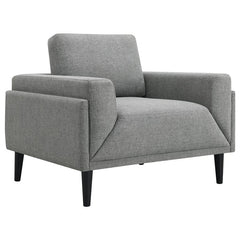 Rilynn 3-piece Upholstered Track Arm Sofa Set Grey - 509524-S3