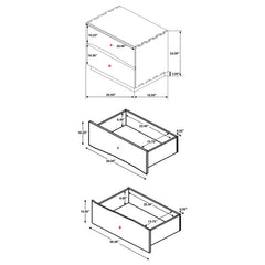 Winslow 4-piece Queen Bedroom Set Smokey Walnut - 223250Q-S4