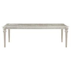 Evangeline Rectangular Dining Table with Extension Leaf Silver Oak - 107551