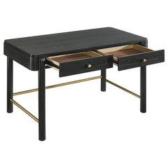 Arini 2-drawer Vanity Desk Makeup Table Black - 224337