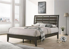 Serenity Wood Queen Panel Bed Mod Grey - 215841Q