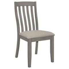 Nogales Slat Back Side Chairs Coastal Grey (Set of 2) - 109812