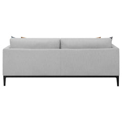 Apperson Upholstered Track Arm Sofa Light Grey - 508681