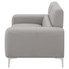 Glenmark Upholstered Track Arm Loveseat Taupe - 509732