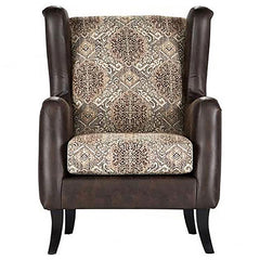 Elmbrook Upholstered Wingback Accent Club Chair Brown - 903080