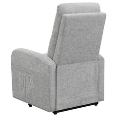 Howie Upholstered Power Lift Massage Chair Grey - 609402P