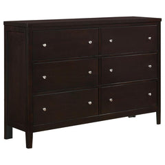 Carlton 5-piece Twin Bedroom Set Cappuccino - 202091T-S5
