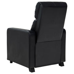 Toohey Upholstered Tufted Recliner Living Room Set Black - 600181-S4A