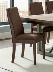 Spring Creek Upholstered Side Chairs Rich Cocoa Brown (Set of 2) - 106582