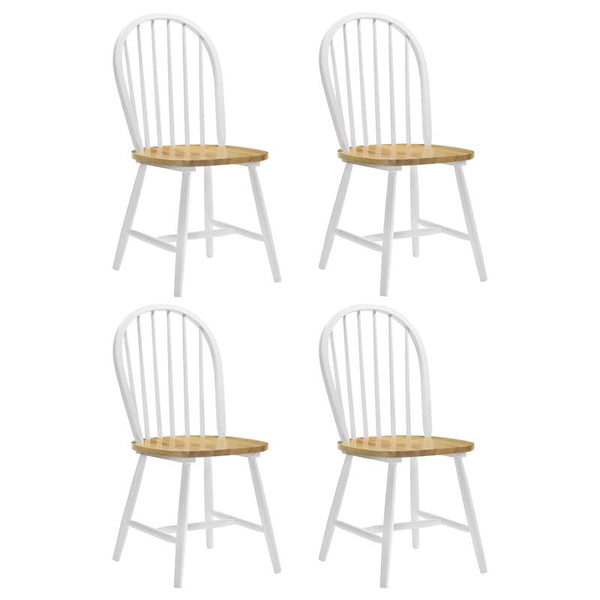 Cinder Wood Dining Side Chair White (Set of 4) - 4129
