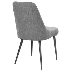 Alan Upholstered Dining Chairs Grey (Set of 2) - 190442