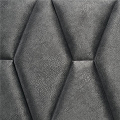Sonora Eastern King Upholstered Panel Bed White - 224861KE