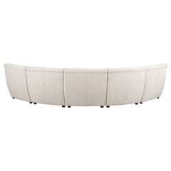 Charlotte 5-piece Upholstered Modular Sectional Sofa Ivory - 551300-S5