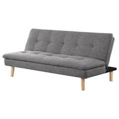 Scout Upholstered Tufted Convertible Sofa Bed Grey - 360045