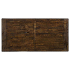Coleman Rectangular Dining Table Rustic Golden Brown - 107041