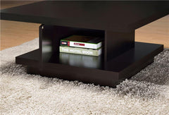 Reston Square Engineered Wood Coffee Table Cappuccino - 705168