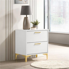 Kendall 2-drawer Nightstand White - 224402