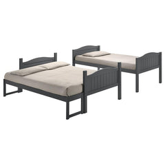 Arlo Wood Twin Over Full Bunk Bed Grey - 405054GRY