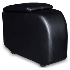 Cyrus Upholstered Home Theater Storage Wedge Console Black - 600002