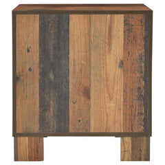 Sidney 2-drawer Nightstand Rustic Pine - 223142