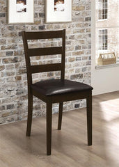 Guillen 5-piece Dining Set with Bench Cappuccino and Dark Brown - 150232
